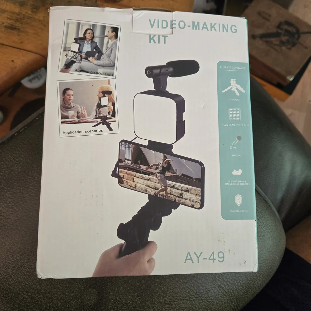 AY-49 Video Creation Kit with Black Accessories